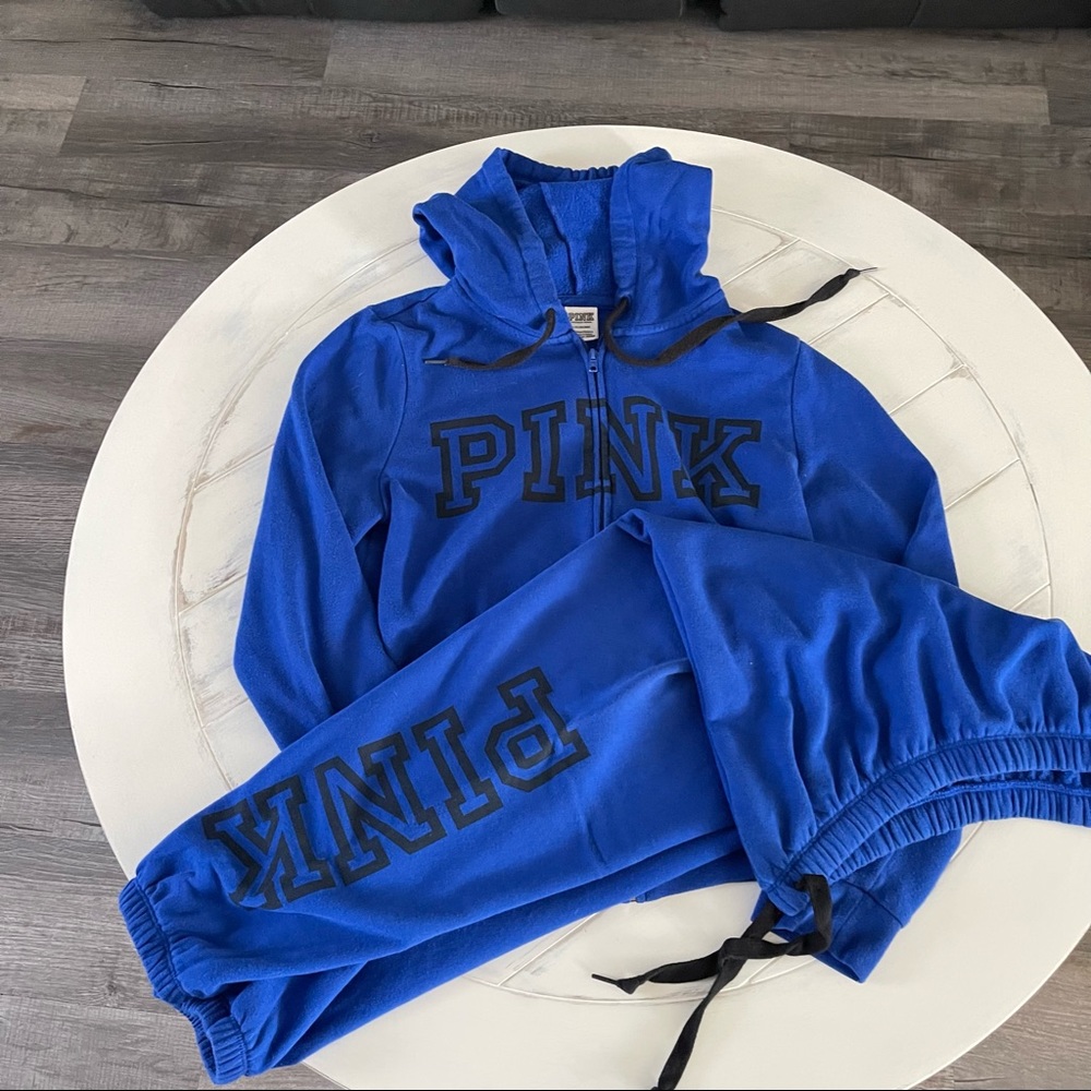 PINK Victoria's Secret Hoodie Jogger Set
